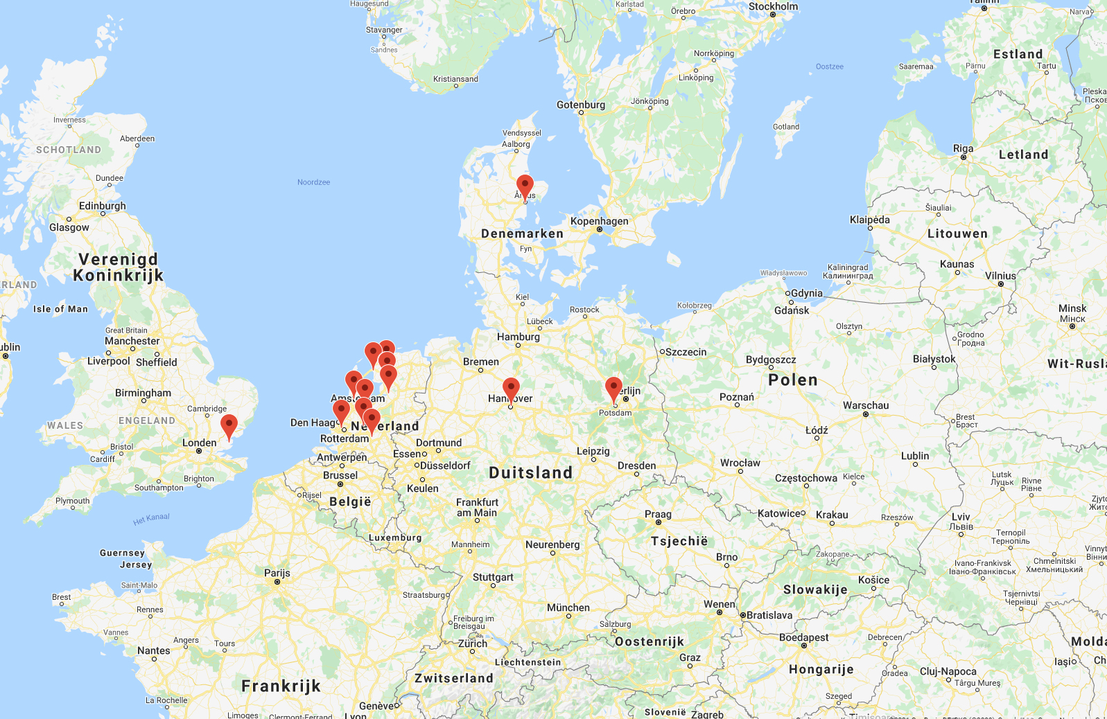 Rozsáhlá síť prodejců